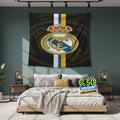 Real Madrid Rug Real Madrid CF Tapestry: Real Madrid Custom Logo
