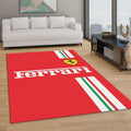 Ferrari F1 Rug, Ferrari Inspired Rug: Italy Flag Colors