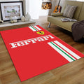 Ferrari F1 Rug, Ferrari Inspired Rug: Italy Flag Colors