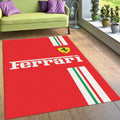 Ferrari F1 Rug, Ferrari Inspired Rug: Italy Flag Colors