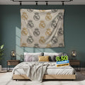 Real Madrid Rug Real Madrid CF Tapestry: Real Madrid Logo Woven