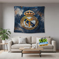 Real Madrid Rug Real Madrid CF Tapestry: Real Madrid Custom Logo
