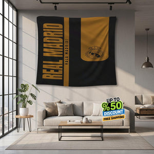 Real Madrid Rug Real Madrid CF Tapestry: Real Madrid Logo Woven
