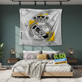 Real Madrid Rug Real Madrid CF Tapestry: Real Madrid Custom Logo