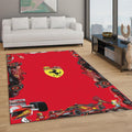 Ferrari F1 Rug Team Ferrari Rug Formula 1 Racing Carpet for