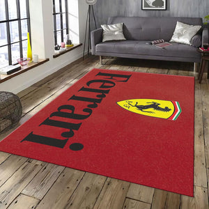 Ferrari F1 Rug, Ferrari Custom Rug: Velvety Soft Pile