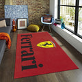 Ferrari F1 Rug, Ferrari Custom Rug: Velvety Soft Pile