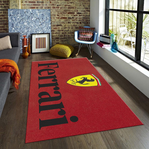 Ferrari F1 Rug, Ferrari Custom Rug: Velvety Soft Pile