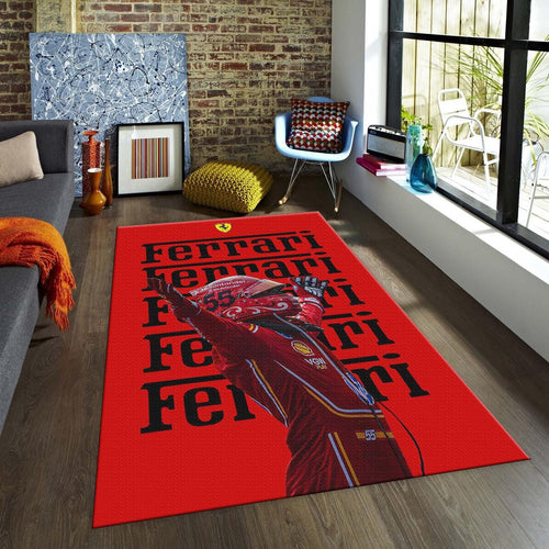 Ferrari F1 Rug Ferrari Rug Formula 1 Racing Carpet for Garage &