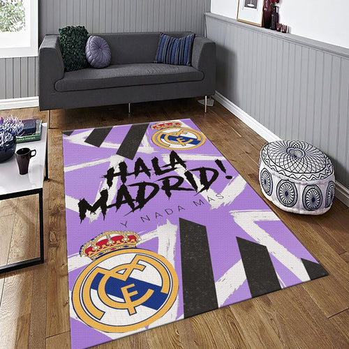 Real Madrid Rug Real Madrid Football Rug: Velvety Soft Garage