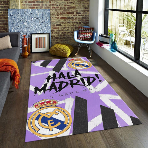 Real Madrid Rug Real Madrid Football Rug: Velvety Soft Garage