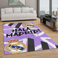 Real Madrid Rug Real Madrid Football Rug: Velvety Soft Garage