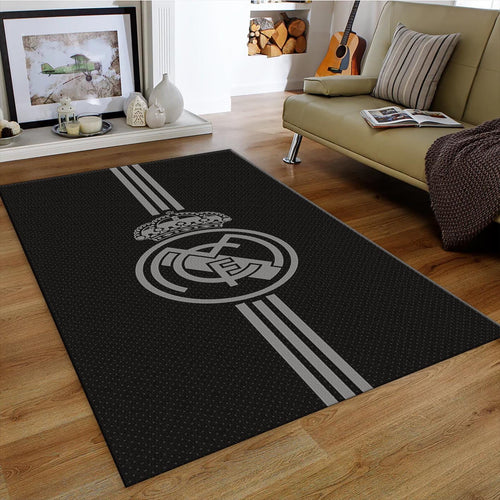 Real Madrid Rug Real Madrid Football Team Rug: Non-Slip Velvety