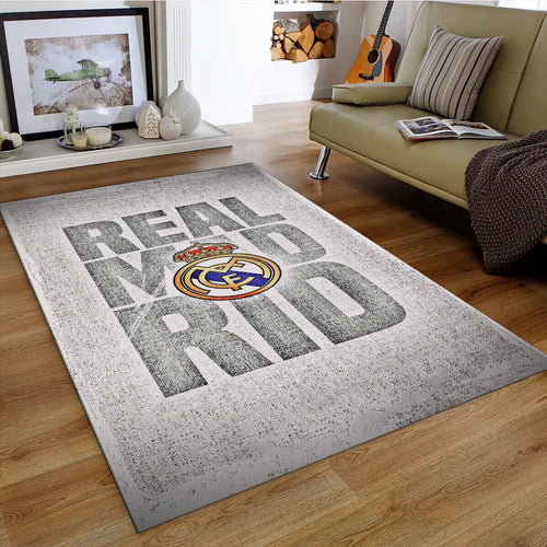Real Madrid Rug Real Madrid Rug: Football Team Velvet Floor