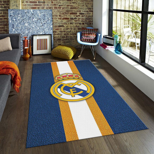 Real Madrid Rug Real Madrid Football Rug: Vintage Style Team