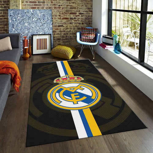 Real Madrid Rug Real Madrid Rug Football Carpet for Garage & Kids
