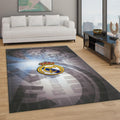 Real Madrid Rug, Real Madrid Football Rug: Vintage Logo