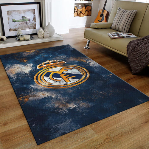 Real Madrid Rug, Real Madrid Football Rug: Vintage Style
