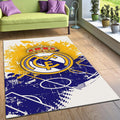 Real Madrid Rug, Real Madrid Football Rug: Vintage Style