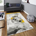 Real Madrid Rug Real Madrid Football Rug: Vintage Style Spray