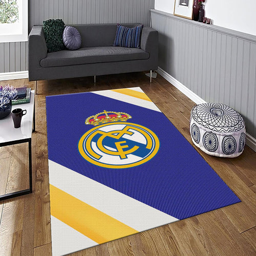 Real Madrid Rug Real Madrid Football Rug: Vintage Style Team