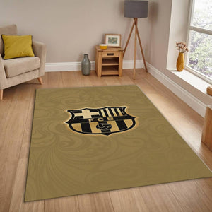 FC Barcelona Rug Vintage Barça Carpet for Fans & Kids Room
