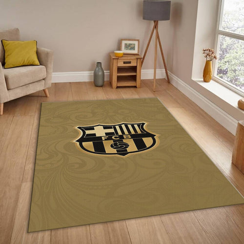 FC Barcelona Rug Vintage Barça Carpet for Fans & Kids Room