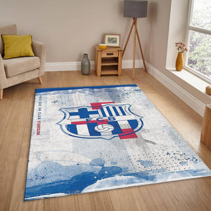 FC Barcelona Rug Sea Design Barça Carpet for Fans & Kids Room
