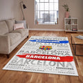 FC Barcelona Rug FC Barca Rug Barça Carpet for Fans & Kids Room
