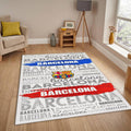 FC Barcelona Rug FC Barca Rug Barça Carpet for Fans & Kids Room