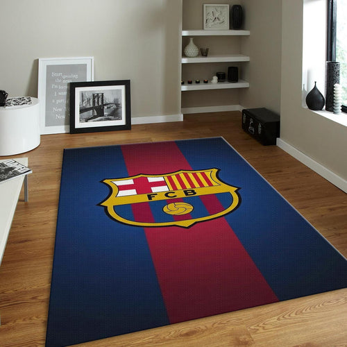 FC Barcelona Rug FC Barca Rug Barça Carpet for Fans & Kids Room