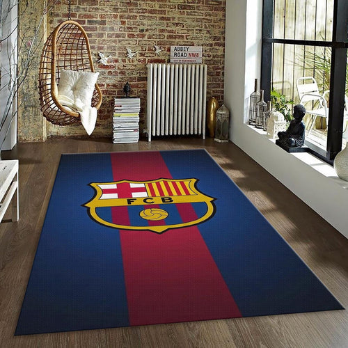 FC Barcelona Rug FC Barca Rug Barça Carpet for Fans & Kids Room