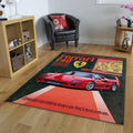 Ferrari F1 Rug F40 Icon Poster Formula 1 Racing Carpet for Garage