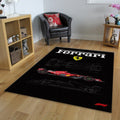 Ferrari F1 Rug, F1 Car on Tech Draw