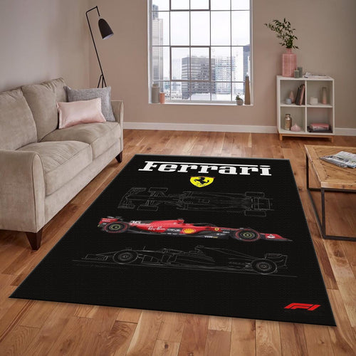 Ferrari F1 Rug, F1 Car on Tech Draw