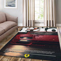 Ferrari F1 Rug Car Person Gift Formula 1 Racing Carpet for Garage