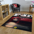 Ferrari F1 Rug Car Person Gift Formula 1 Racing Carpet for Garage