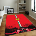 Ferrari F1 Rug Italy Flag Color Formula 1 Racing Carpet for