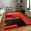 Ferrari F1 Rug Car Person Gift Formula 1 Racing Carpet for Garage