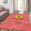 Ferrari F1 Rug F1 Car Tech Draw Formula 1 Racing Carpet for