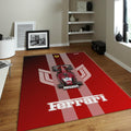 Ferrari F1 Rug F1 Car Start Line Formula 1 Racing Carpet for
