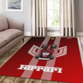 Ferrari F1 Rug F1 Car Start Line Formula 1 Racing Carpet for