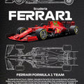 Ferrari F1 Rug, Tech Drawing/F1 Car