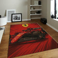 Ferrari F1 Rug Car Person Gift Formula 1 Racing Carpet for Garage