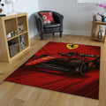 Ferrari F1 Rug Car Person Gift Formula 1 Racing Carpet for Garage