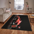 Ferrari F1 Rug Car Person Gift Formula 1 Racing Carpet for Garage