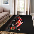 Ferrari F1 Rug Car Person Gift Formula 1 Racing Carpet for Garage
