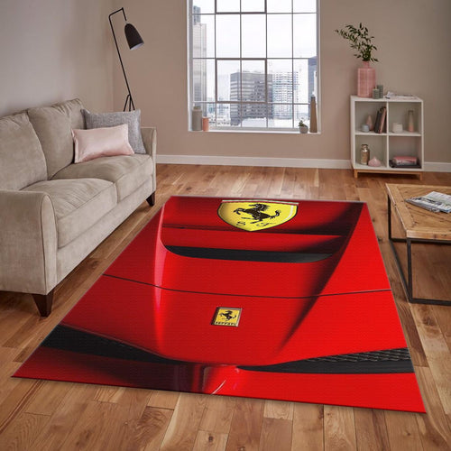 Ferrari F1 Rug Car Person Gift Formula 1 Racing Carpet for Garage