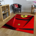 Ferrari F1 Rug Car Person Gift Formula 1 Racing Carpet for Garage