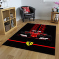 Ferrari F1 Rug Car Person Gift Formula 1 Racing Carpet for Garage